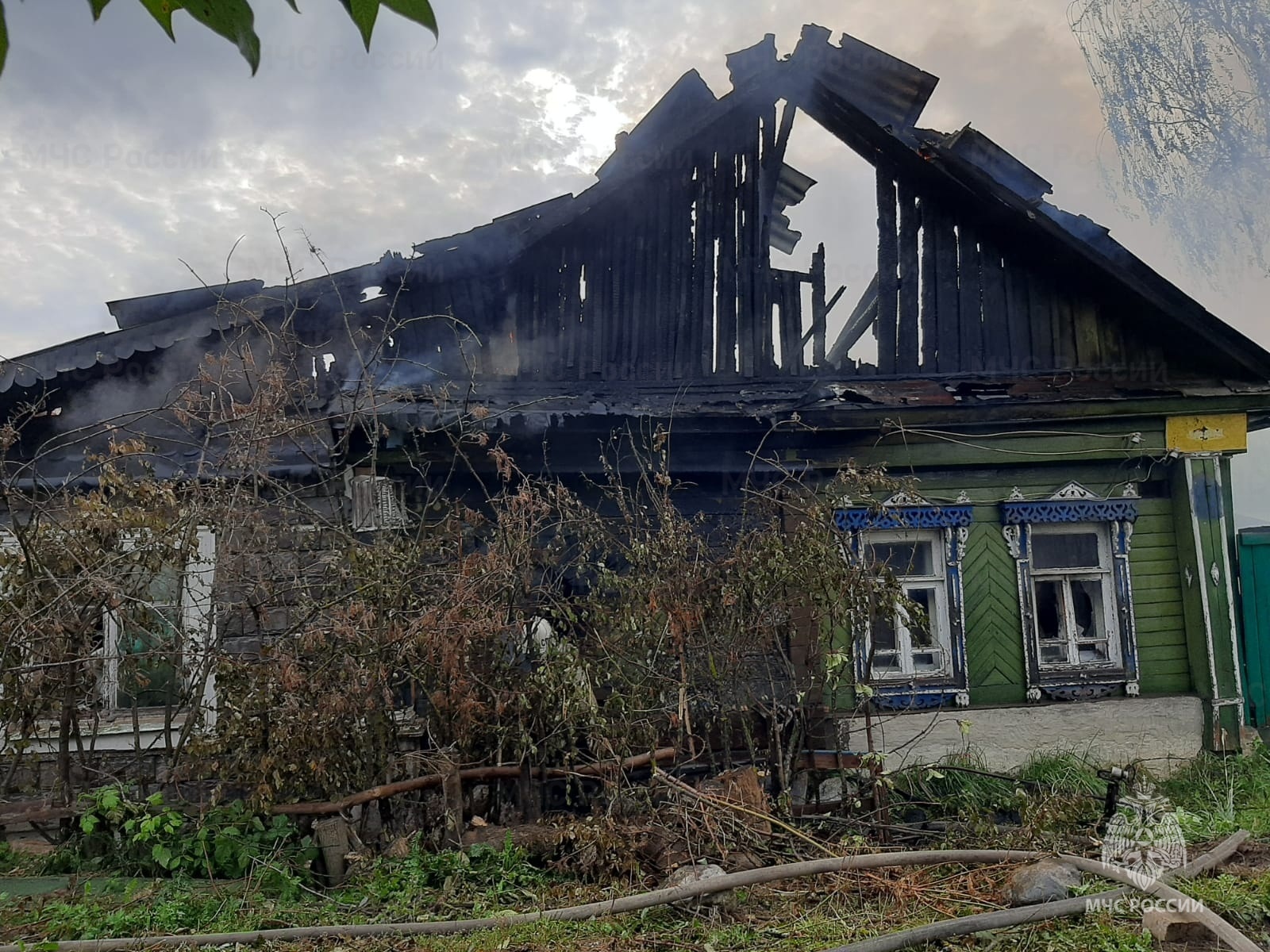 Пожар в Костромской области