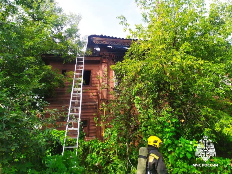 Пожар в г. Кострома, ул. Шагова локализован