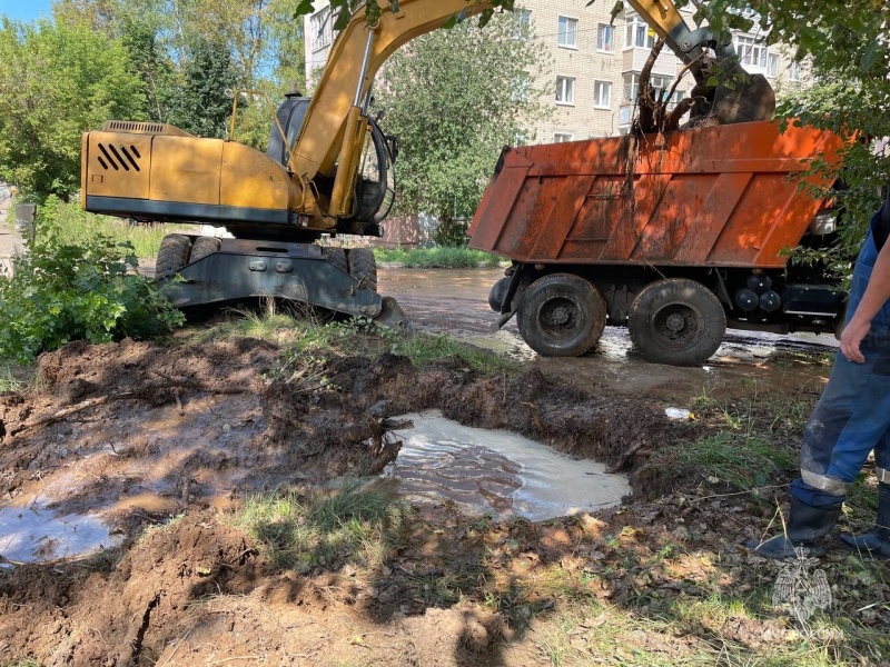 Аварийное отключение холодного водоснабжения в г. Кострома