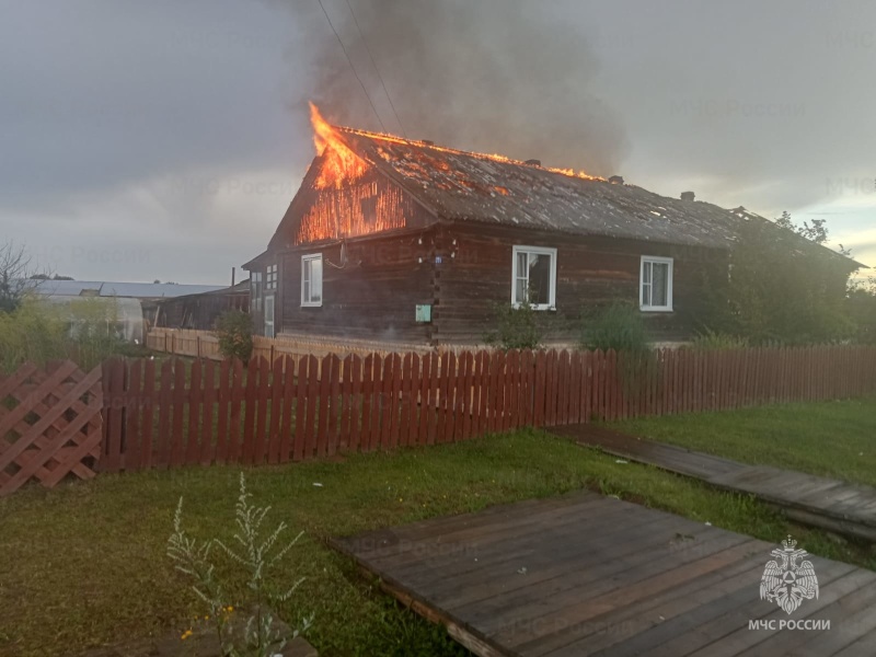 Пожар в Поназыревском муниципальном округе