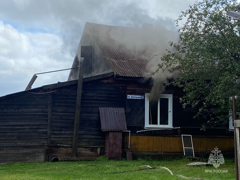 Пожар в Чухломском районе п. Судай локализован