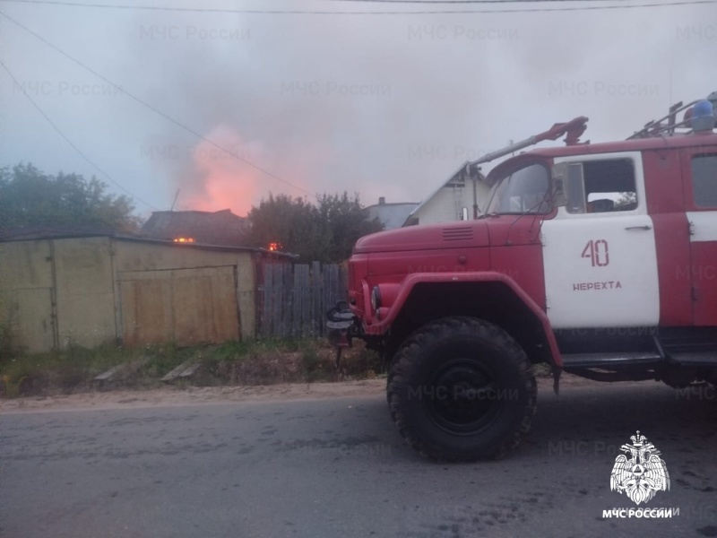 Пожар в Нерехтском районе локализован