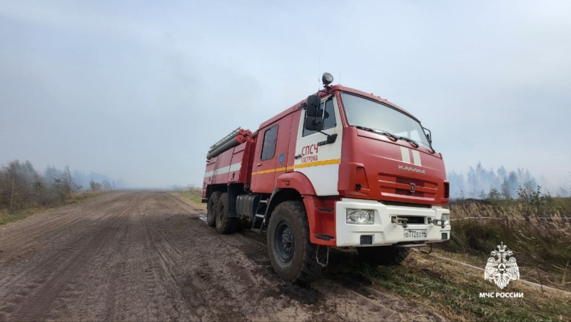 Природный пожар в Костромском районе ликвидирован